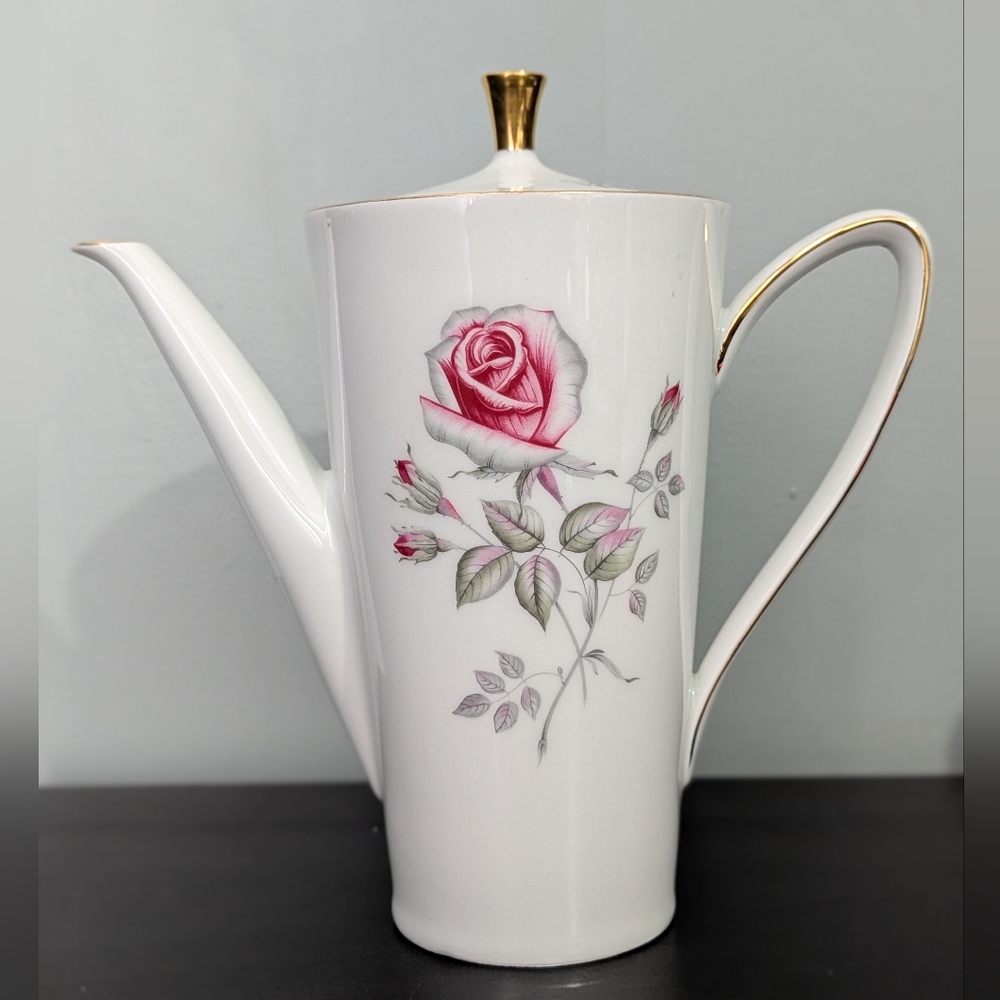 Vintage Johann Seltmann Vohenstrauss Coffee Tea Pot Porcelain‎ Bavaria Germany